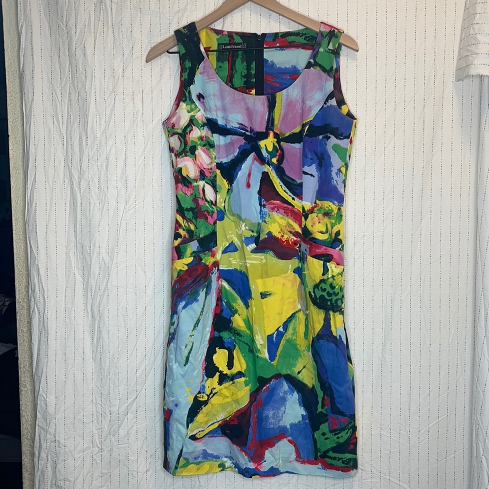 Rare Louis Feraud floral dress